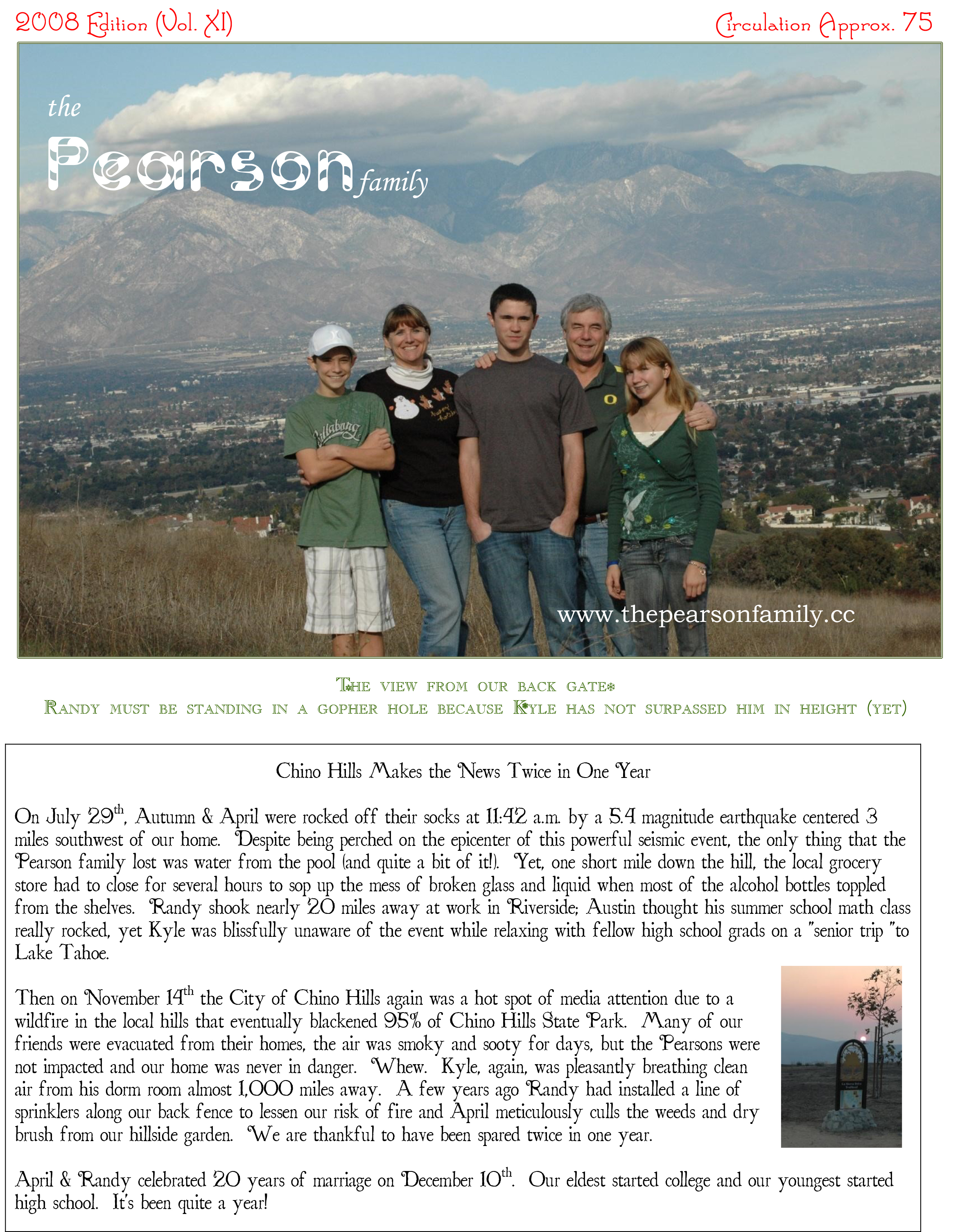 2008 Newsletter