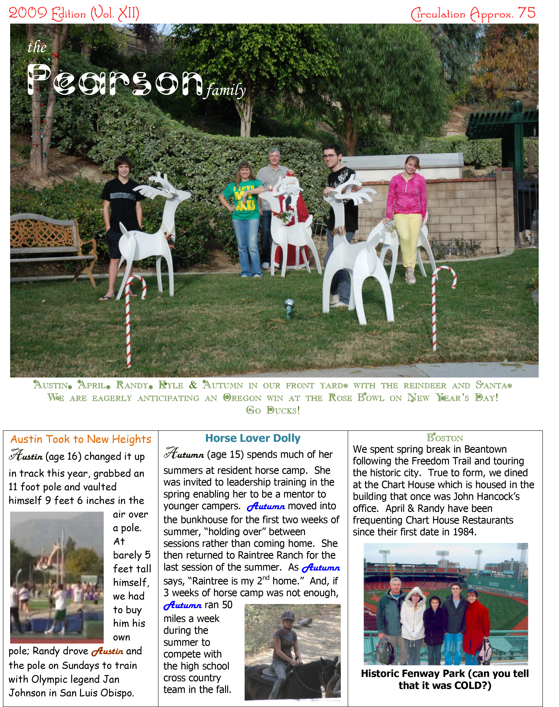 2009 Newsletter