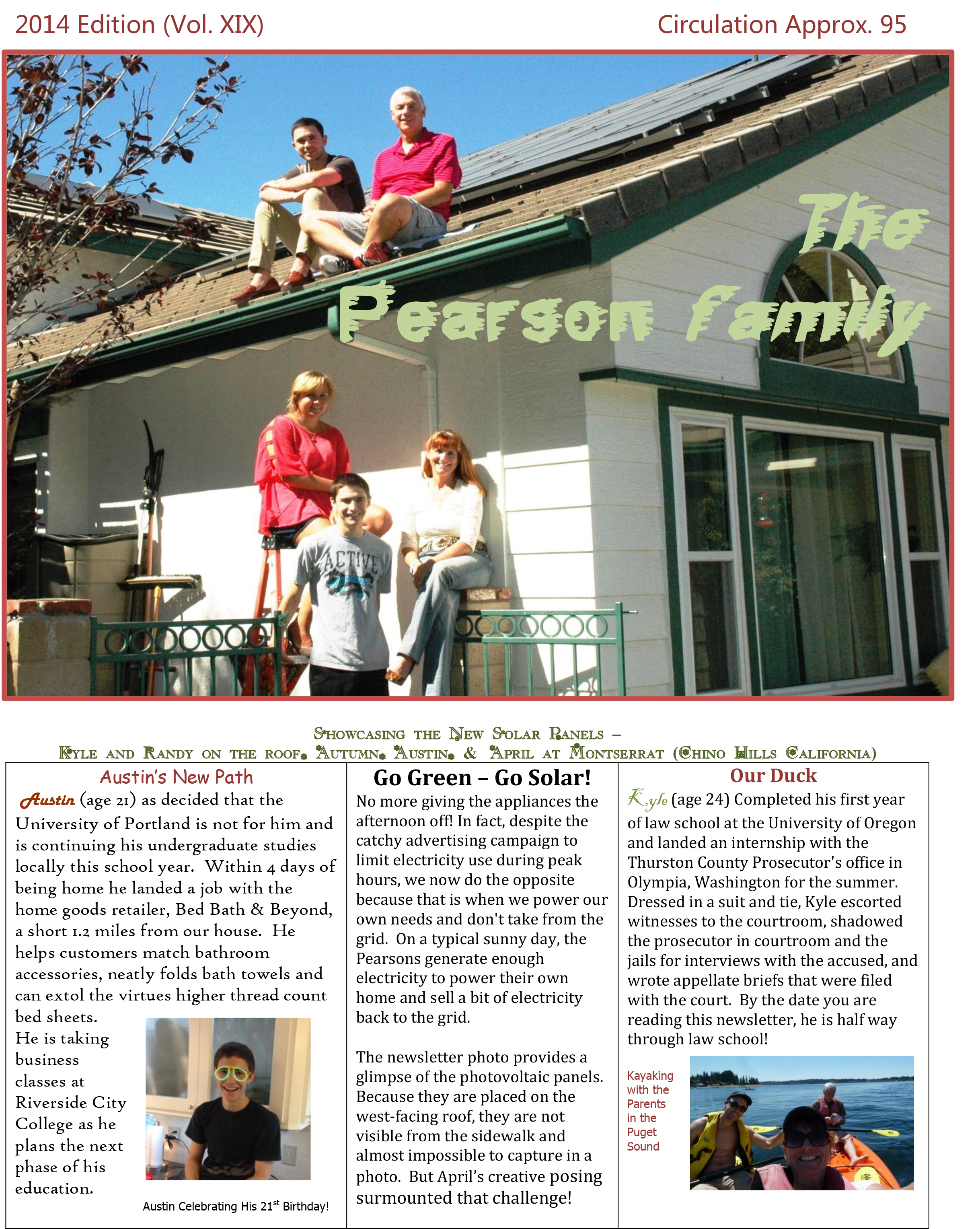 2014 Newsletter