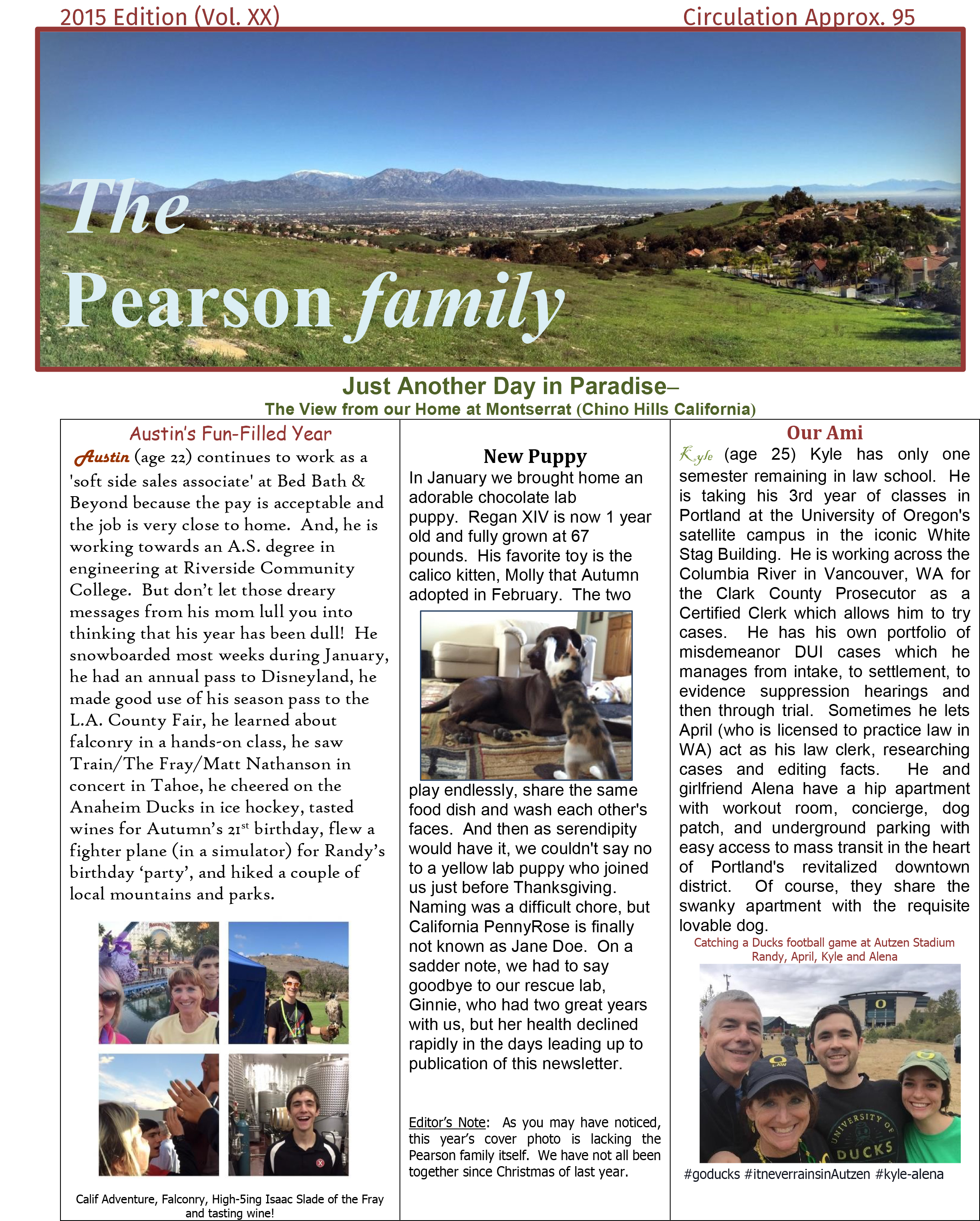 2015 Newsletter