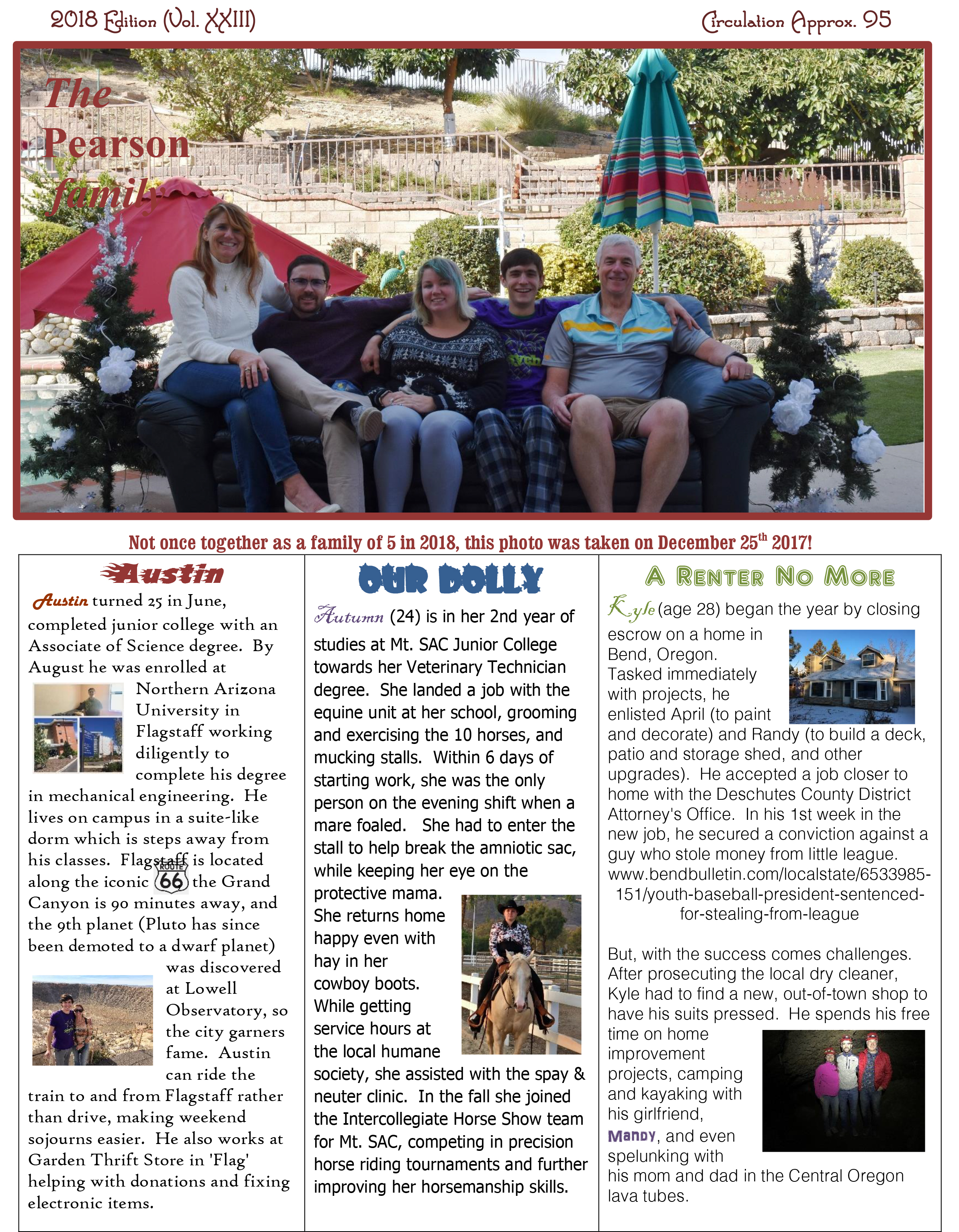 2018 Newsletter